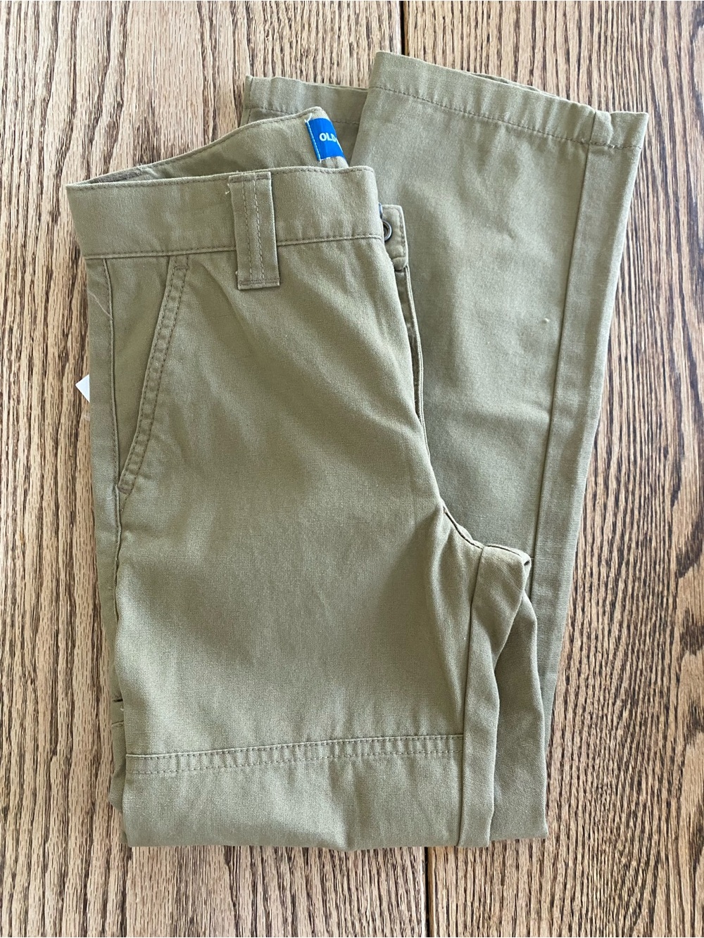 Old Navy Boys Straight Fit Canvas Chino Pants - Khaki Size 8 - NWT